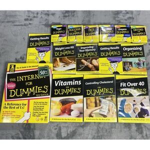 For Dummies Book Series Lot of 16 Mixed Topics Pocket Mini Health Dating PB/HB